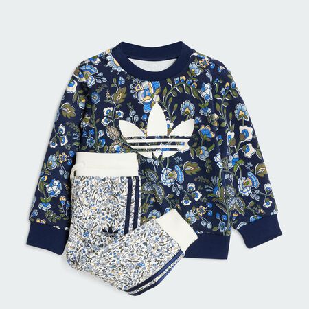 ADIDAS ORIGINALS adidas Originals X Liberty London Crew Set Kids Night Indigo / Multicolor TODDLERS