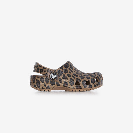 CROCS CLASSIC CLOG LEOPARD BÉBÉ