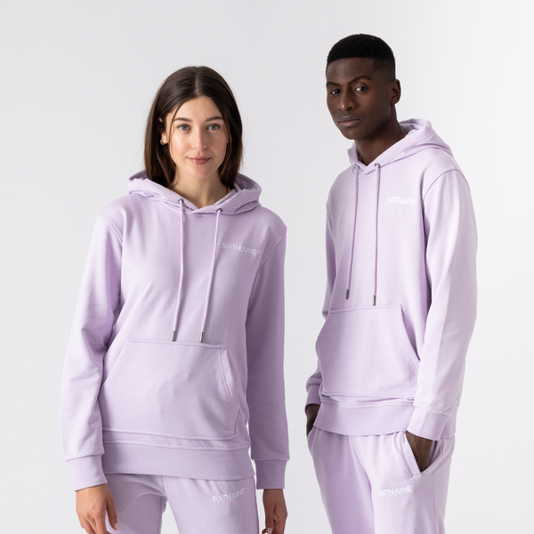 SIXTH JUNE HOODIE SMALL LOGO LILAC SWEATSHIRTS MEN Courir