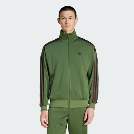 ADIDAS ORIGINALS VESTE DE SURV&Ecirc;TEMENT FIREBIRD Focus Olive / Maroon HOMME