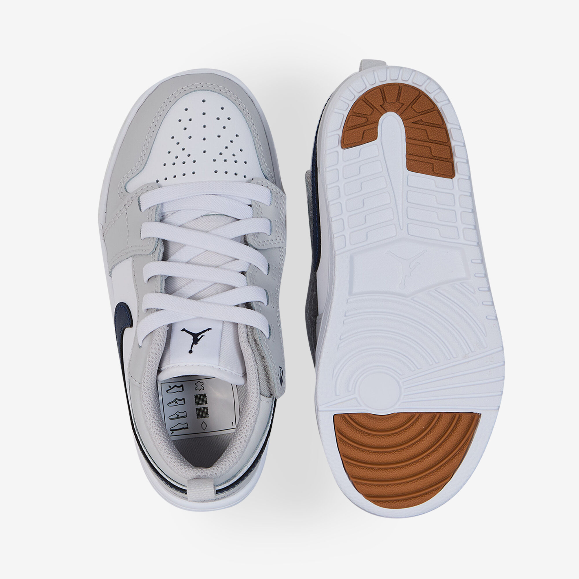 Air Jordan 1 Low Alt  Blanc/gris   - Enfant -