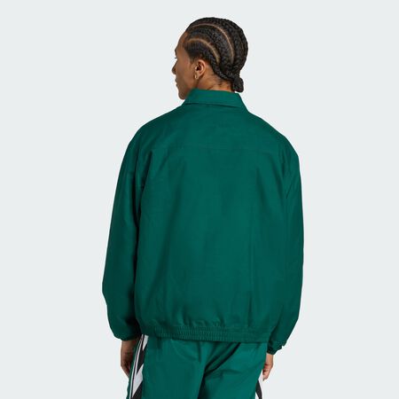 ADIDAS ORIGINALS Brushed Woven Track Top Collegiate Green MEN