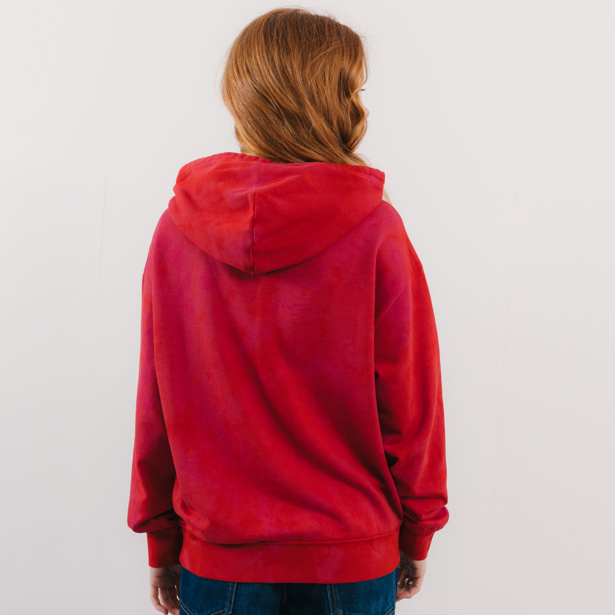 Champion pink store tie dye hoodie