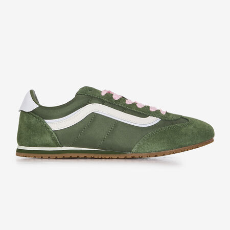 VANS SUPER LOWPRO GREEN/PINK WOMEN