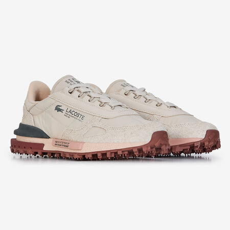 LACOSTE ELITE ACTIVE BEIGE/PINK WOMEN