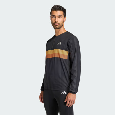 ADIDAS ORIGINALS Sweat-shirt adi365 Seasonal Mens Running Crew Black HOMME