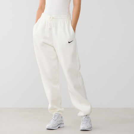NIKE PANT JOGGER PHOENIX OS OFF-WHITE/BLACK WOMEN