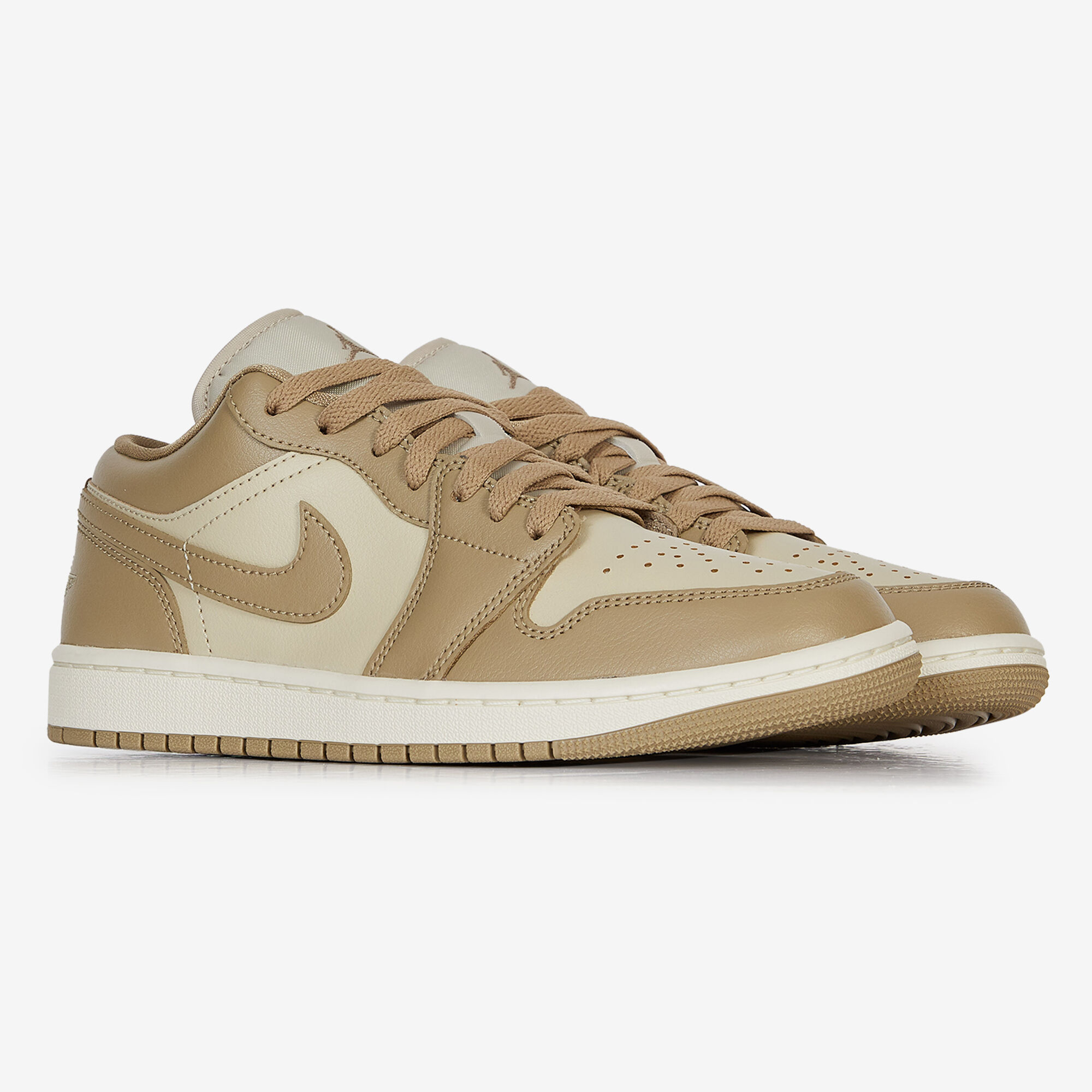 JORDAN AIR JORDAN LOW BEIGE/BROWN SNEAKERS WOMEN