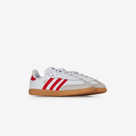 ADIDAS ORIGINALS samba SAMBA OG EL WHITE/RED BABIES