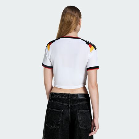 ADIDAS PERFORMANCE Germany 26 Home Cropped Jersey White WOMEN