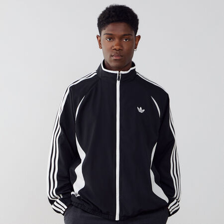 ADIDAS ORIGINALS JACKET FZ TRACKTOP TEAMGEIST NOIR/BLANC HOMME