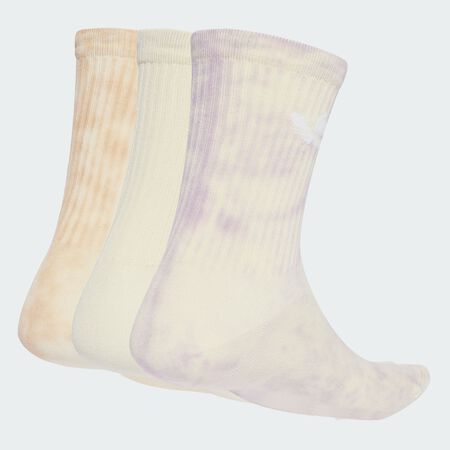 ADIDAS ORIGINALS CHAUSSETTES X3 CREW TIE DYE BEIGE MIXTE