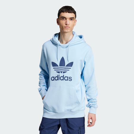 ADIDAS ORIGINALS Adicolor Classics Trefoil Hoodie Clear Sky MEN