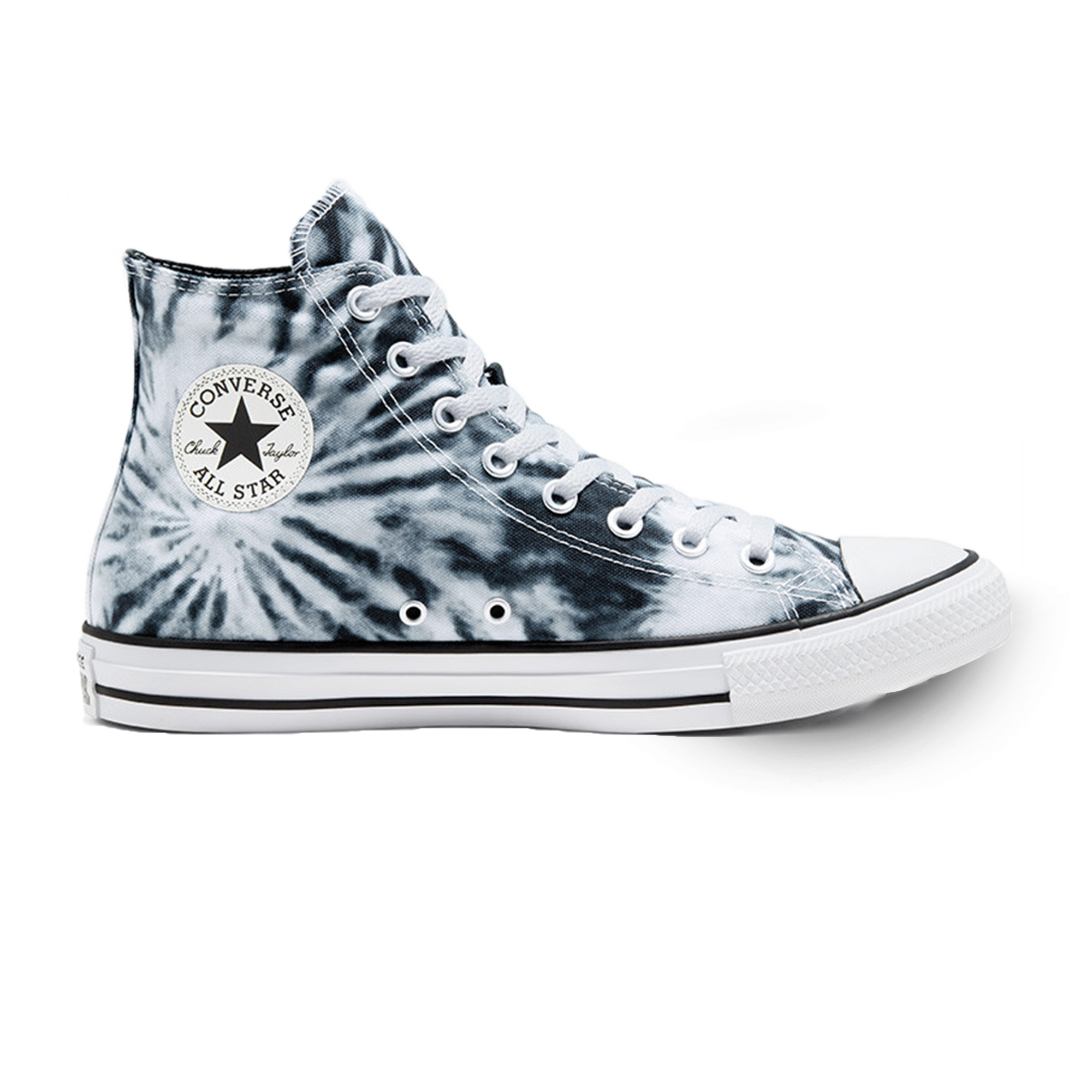 Converse tie and dye noir