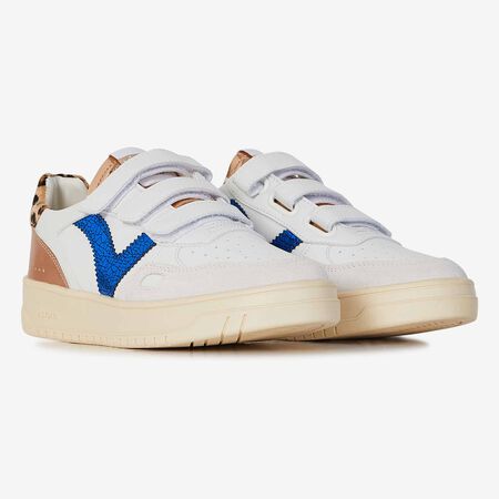 VICTORIA SEUL VELCRO WHITE/BLUE WOMEN