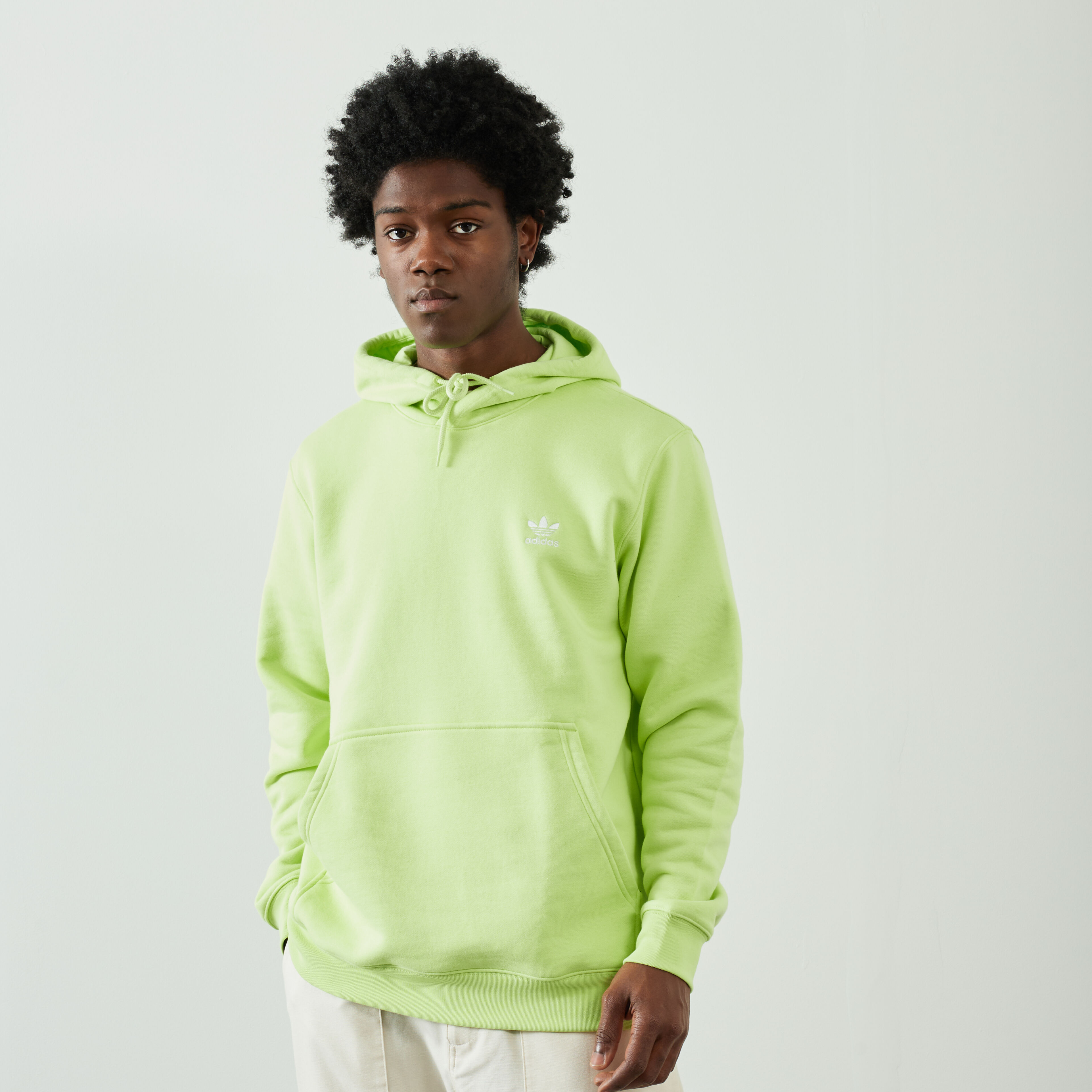 Trefoil cheap hoodie green