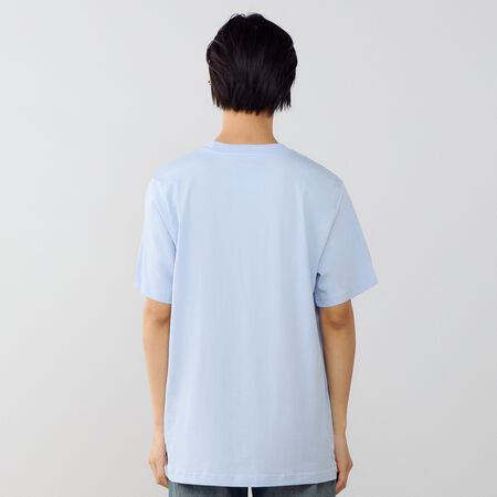 NEW BALANCE TEE SHIRT OVAL LOGO BLUE MEN