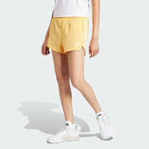 PACER TRAINING 3-STRIPES WOVEN HIGH-RISE SHORTS