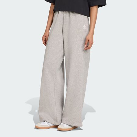 Essentials Wide Leg Pant Fleece : Medium Grey Heather