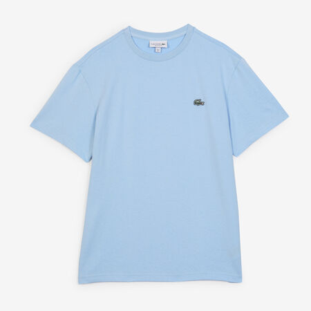 LACOSTE TEE SHIRT CLASSIC SMALL LOGO SL BLEU CIEL HOMME