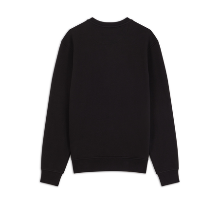 LACOSTE SWEAT CREW CLASSIC LOGO NOIR HOMME