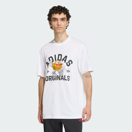 ADIDAS ORIGINALS TREFOIL SERIES CHARACTER T-Shirt White MEN