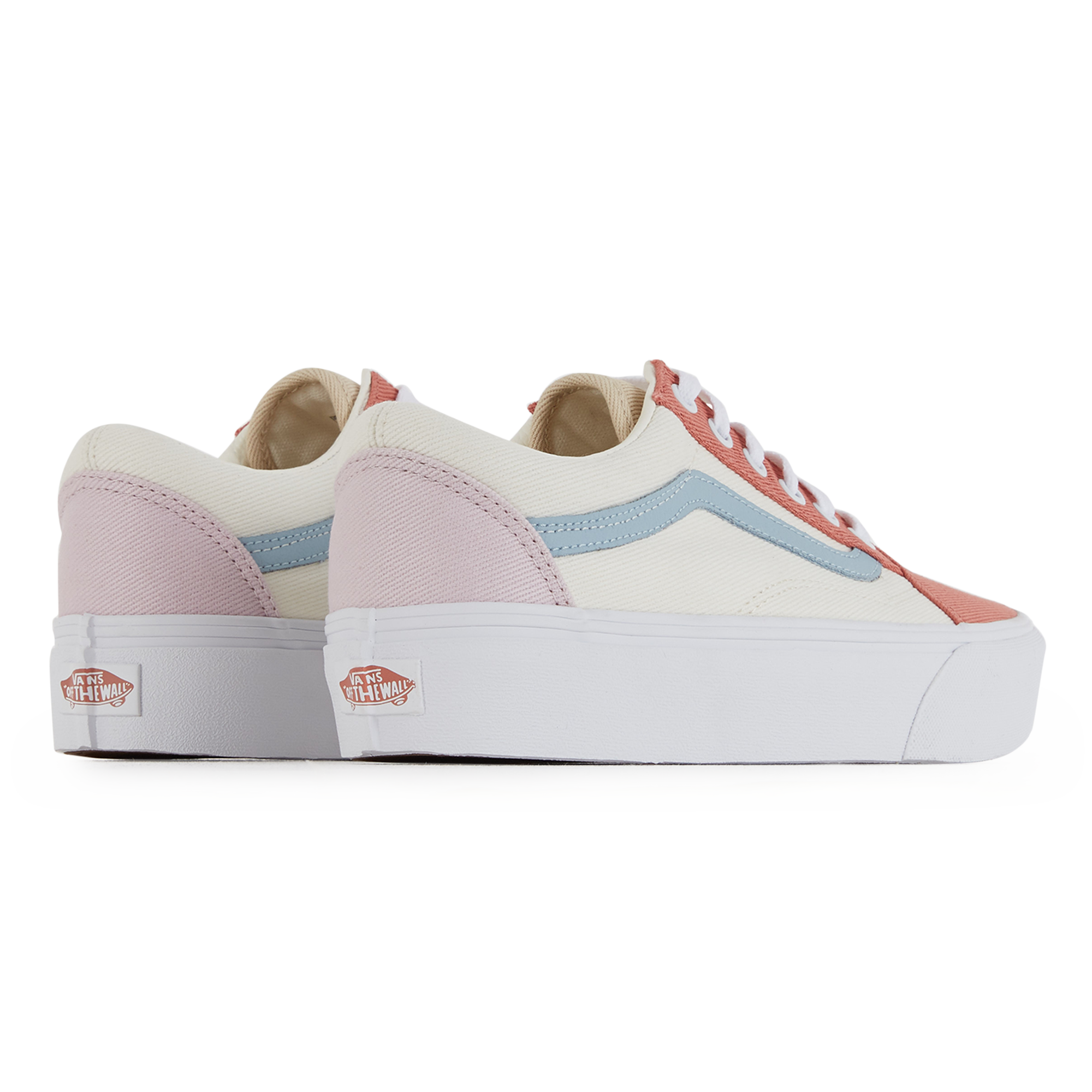 vans old skool platform rouge