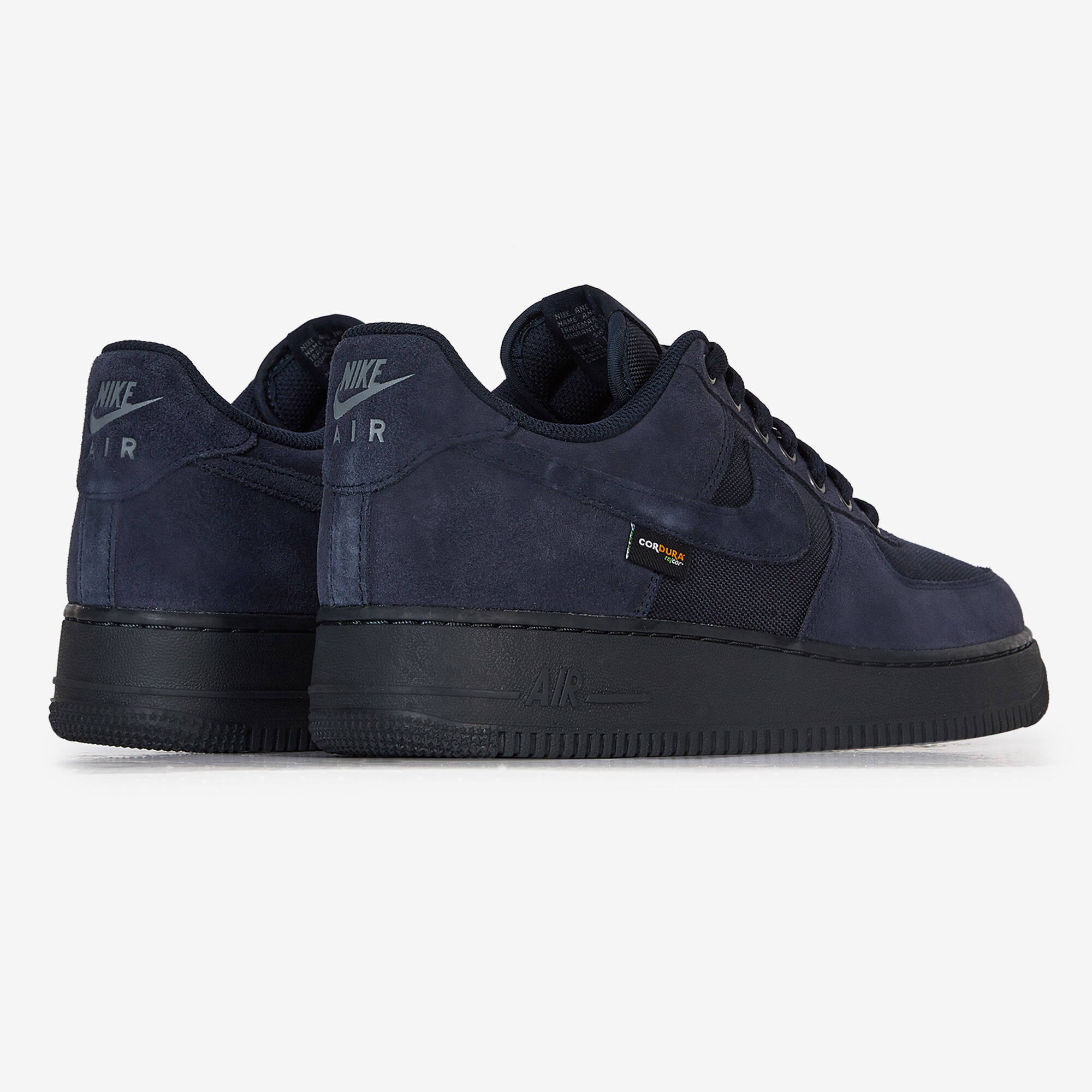 NIKE AIR FORCE 1 LOW CORDURA SNEAKERS HOMME MARINE NOIR LACETS Courir