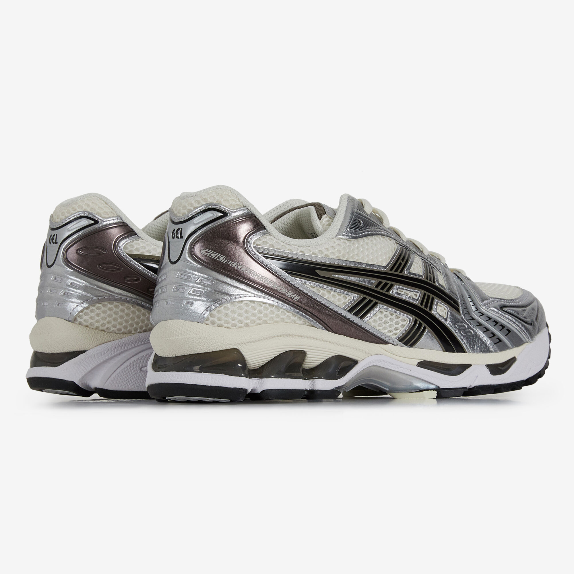 ASICS GEL KAYANO 14 SNEAKERS HOMME BEIGE NOIR LACETS Courir