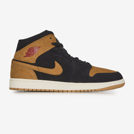 JORDAN AIR JORDAN 1 MID SE BLACK/HONEY MEN