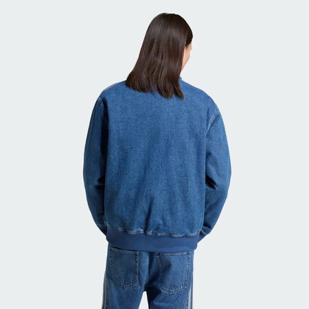 ADIDAS ORIGINALS JACKET FZ FIREBIRD DENIM BLUE/WHITE MEN