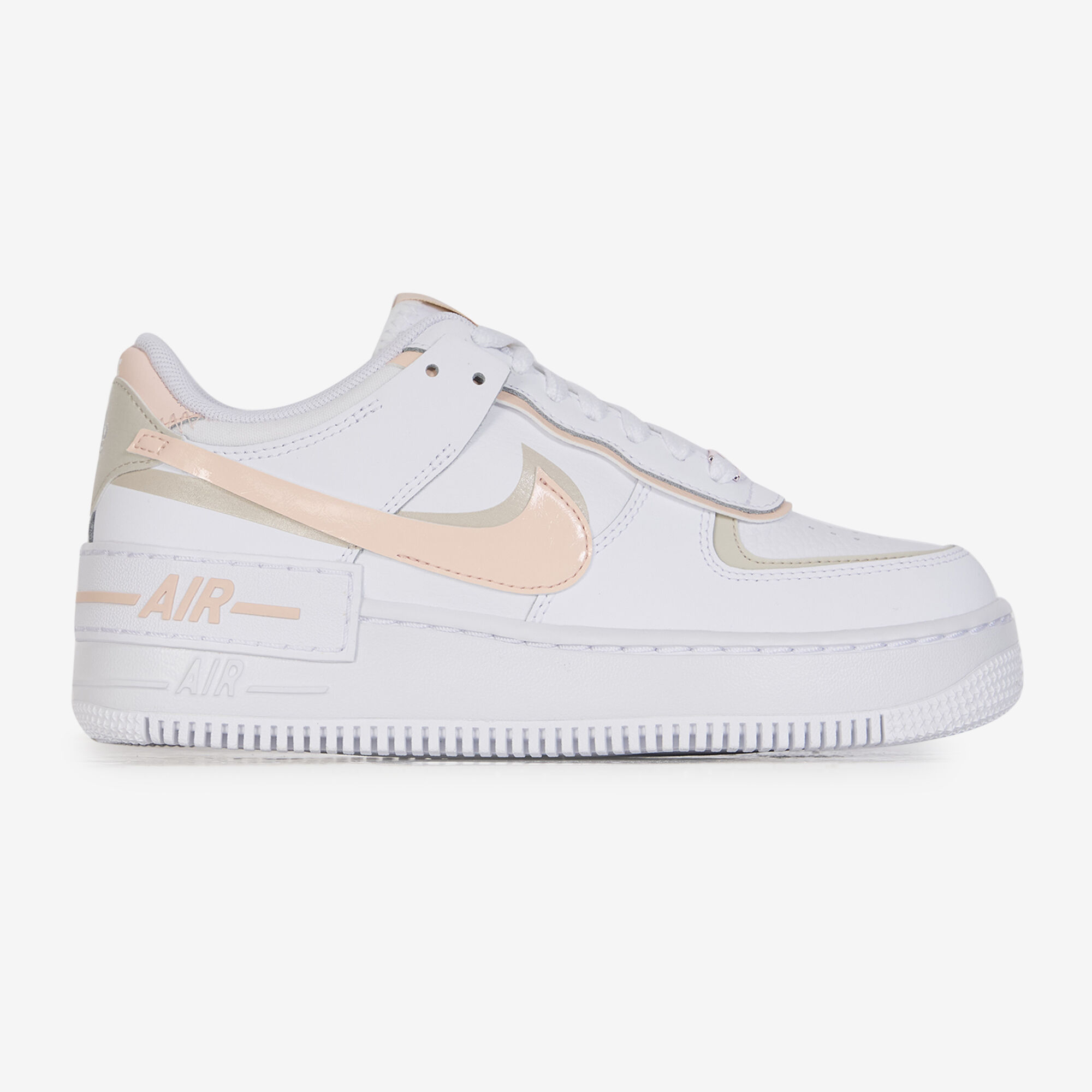 Air Force 1 Shadow  Blanc/corail