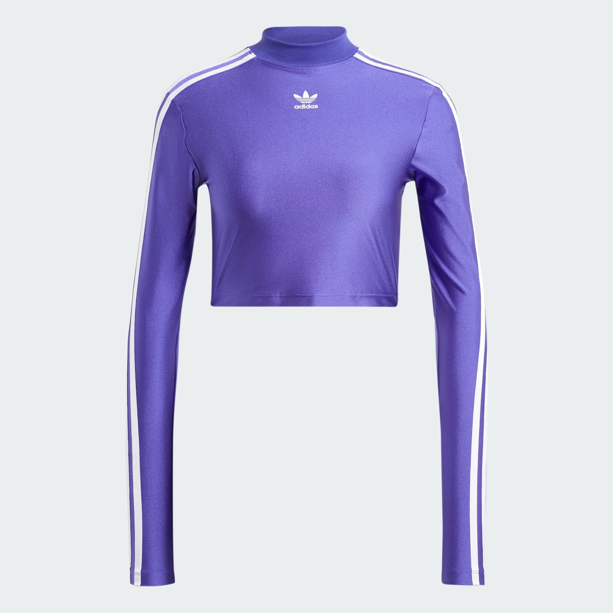 3 STRIPES CROPPED LONG SLEEVE TEE