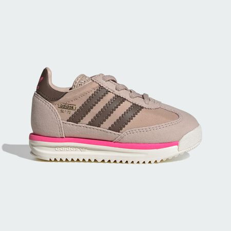 ADIDAS ORIGINALS sl 72 Chaussure lacets élastiques SL 72 RS Enfants Wonder Taupe / Earth Strata / Lucid Pink BÉBÉ