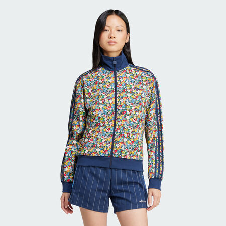 ADIDAS ORIGINALS adidas Originals x Liberty London Floral Track Top Multicolor / Night Indigo WOMEN