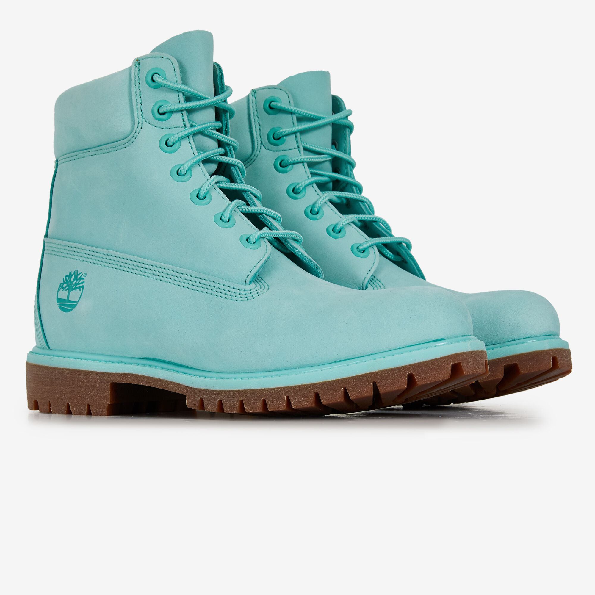 Turquoise timbs shop