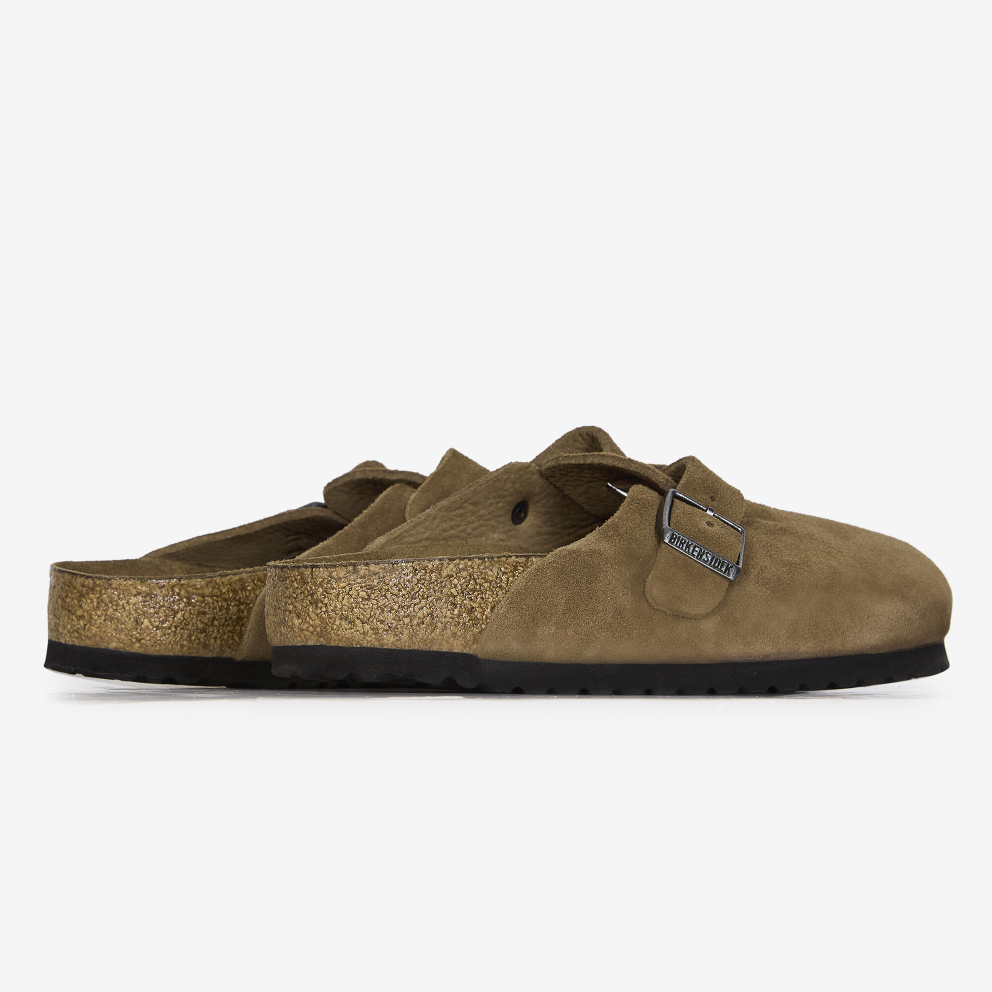 BIRKENSTOCK BOSTON SUEDE DARK TEA BROWN - SNEAKERS MEN