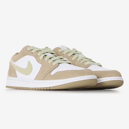 JORDAN air jordan 1 AIR JORDAN 1 LOW BLANC/KAKI FEMME