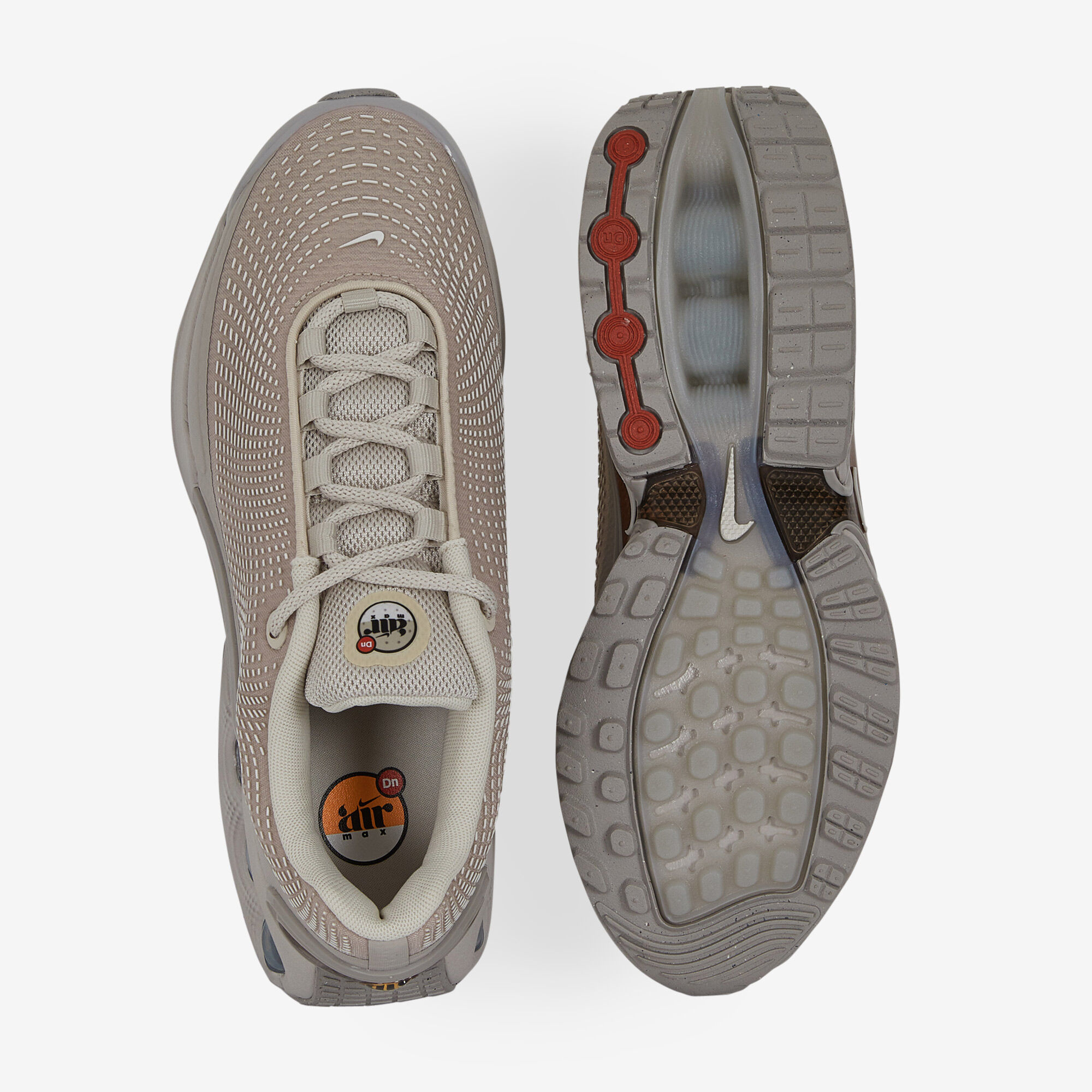 NIKE AIR MAX DN SNEAKERS FEMME BEIGE MARRON LACETS Courir