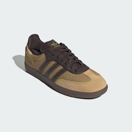 ADIDAS ORIGINALS Samba OG Shoes Golden Beige / Dark Brown / Gum MEN