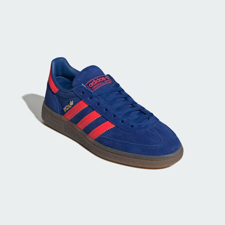 ADIDAS ORIGINALS HANDBALL SPEZIAL SHOES Collegiate Royal / Solar Red / Gold Metallic UNISEX