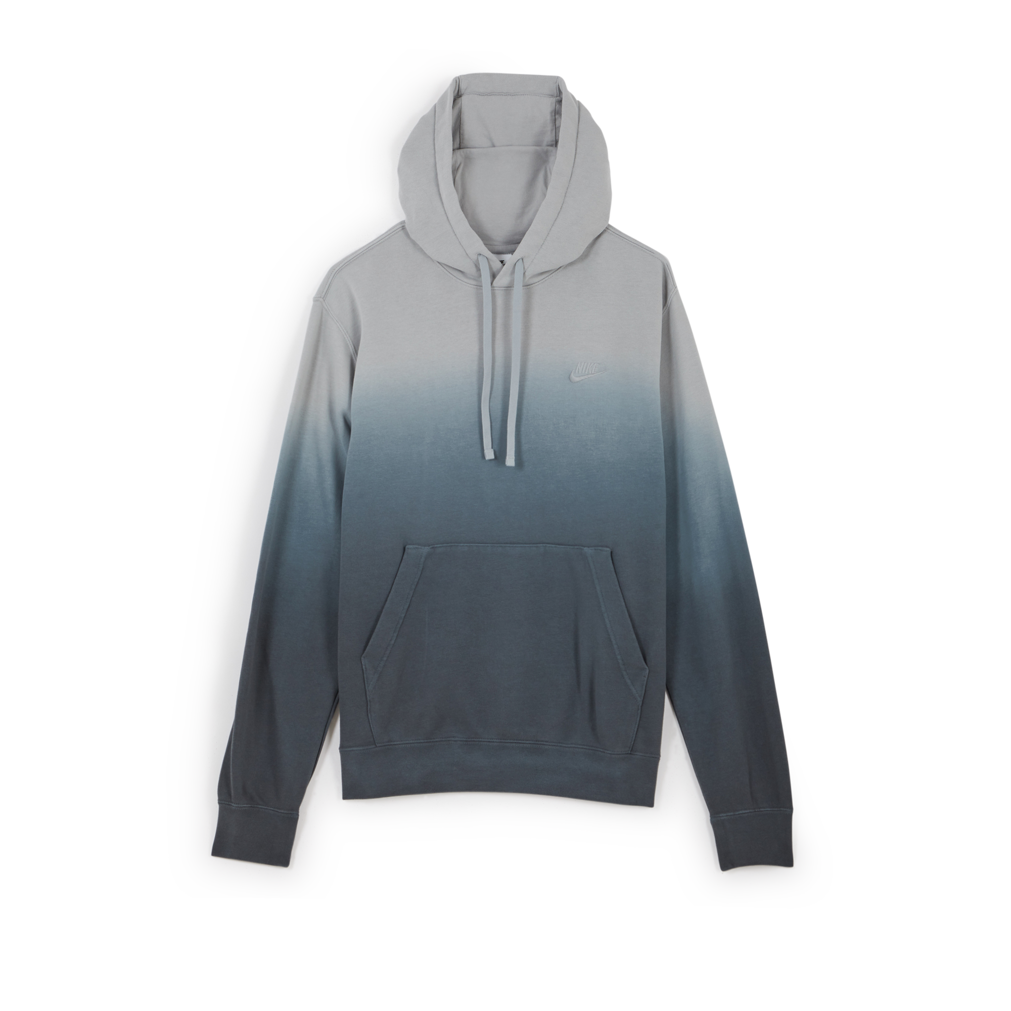 NIKE HOODIE DIP DYE GREY/GREY