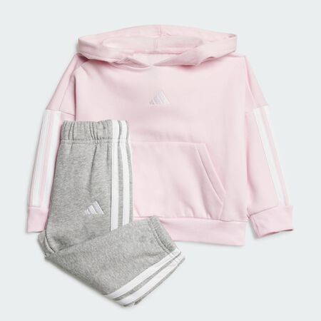 ADIDAS SPORTSWEAR Essentials Joggers Set Kids Clear Pink / White TODDLERS