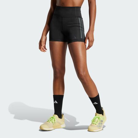 Legging coupe 1/4 3 bandes Optime : Black