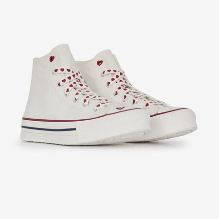 CONVERSE chuck taylor all star CHUCK TAYLOR EVA LIFT HI VALENTINE WHITE/RED JUNIOR