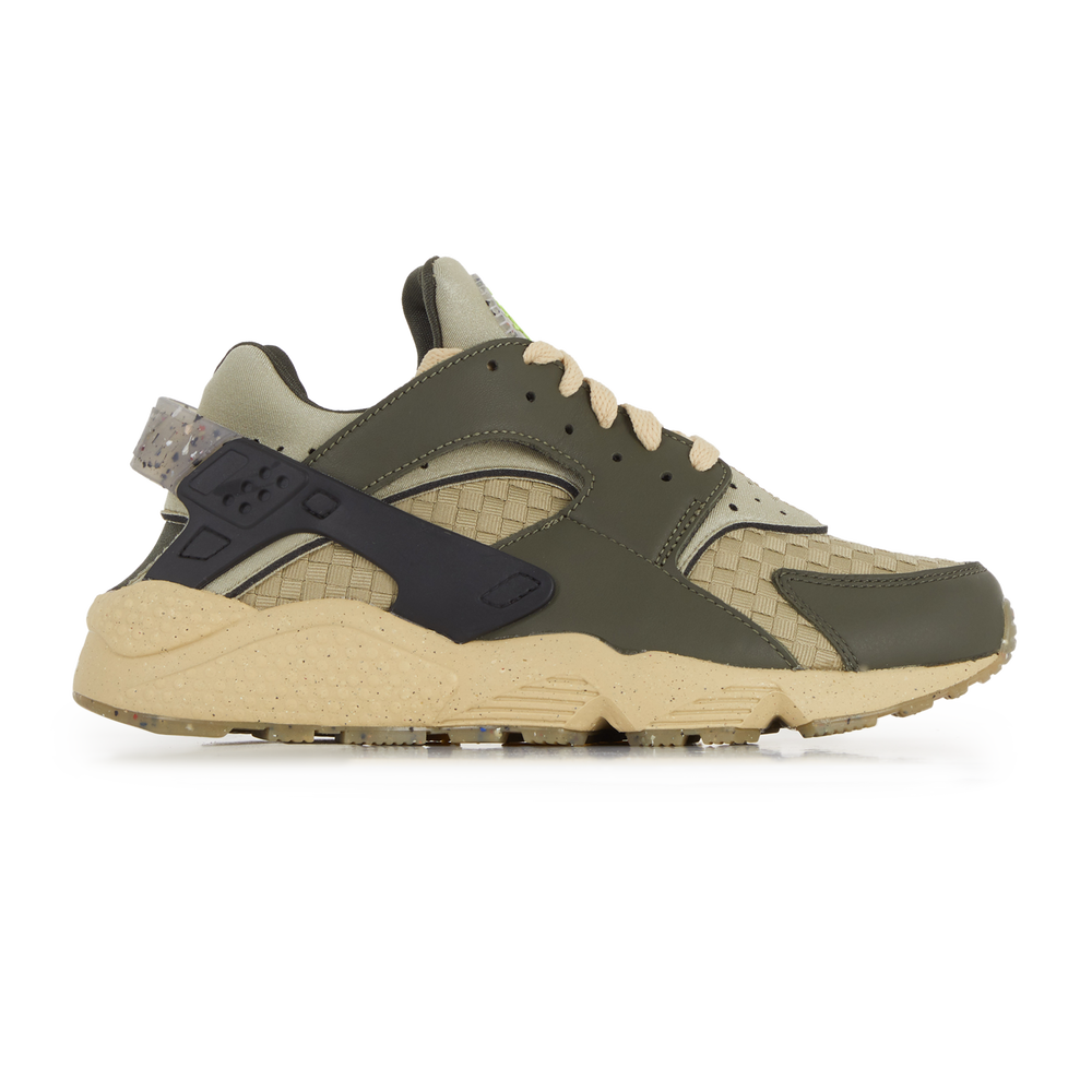 NIKE AIR HUARACHE CRATER SNEAKERS HOMME KAKI BEIGE LACETS Courir