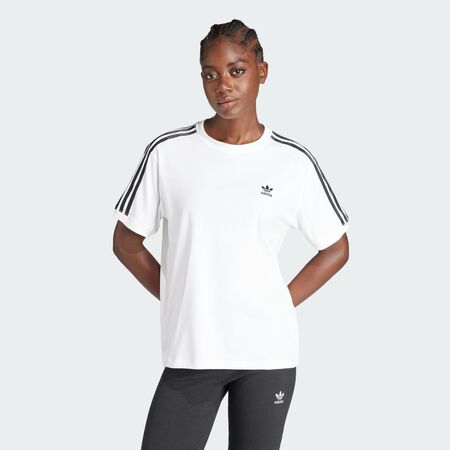 ADIDAS ORIGINALS 3-Stripes Tee White WOMEN