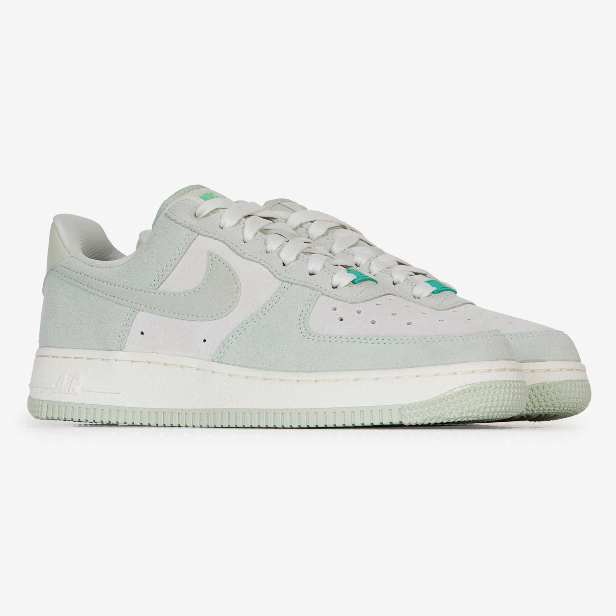 Nike air force 1 mint green and black sales