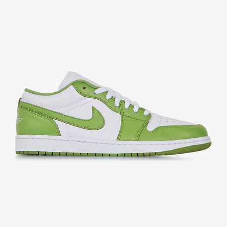 AIR JORDAN 1 LOW SE CHLOROPHYL : BLANC/VERT
