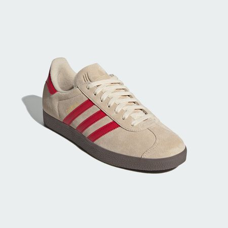 Chaussure Gazelle : Sand Strata / Better Scarlet / Cloud White